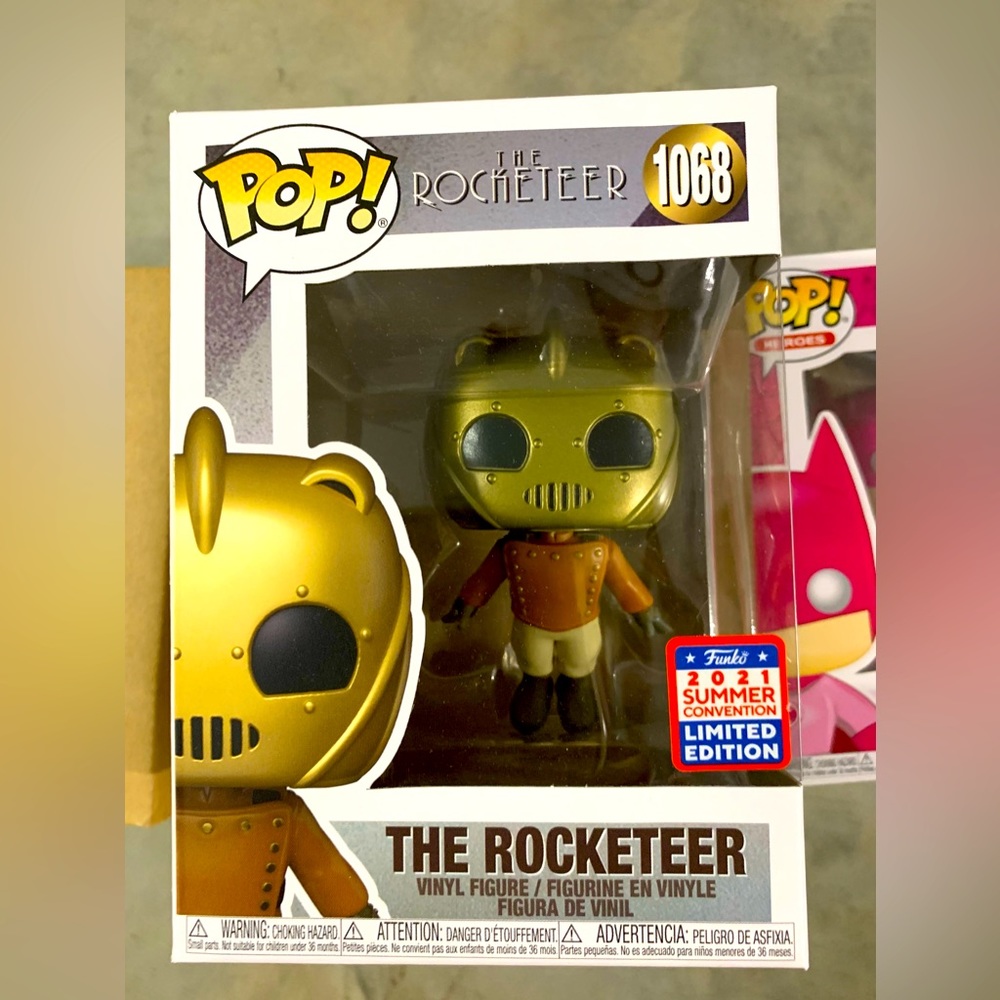 Vaulted Summer Virtual Funkon Exclusive Funko The Rocketeer Funko Pop New in Box